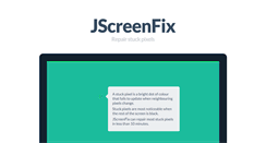 Desktop Screenshot of jscreenfix.com